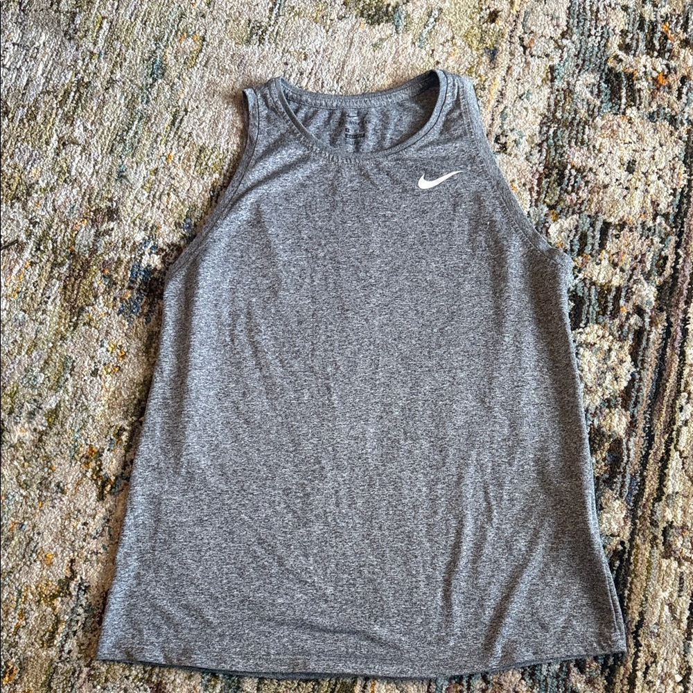Nike Women's Heathered Gray Tank Top